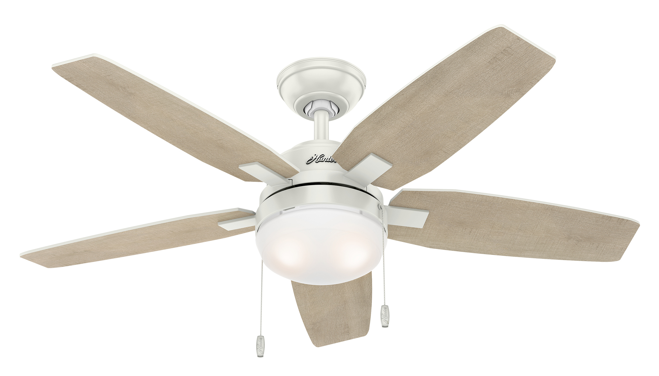 Deckenventilator Arcot 117 WE Flügel Bleached Grey Pine sichtbar