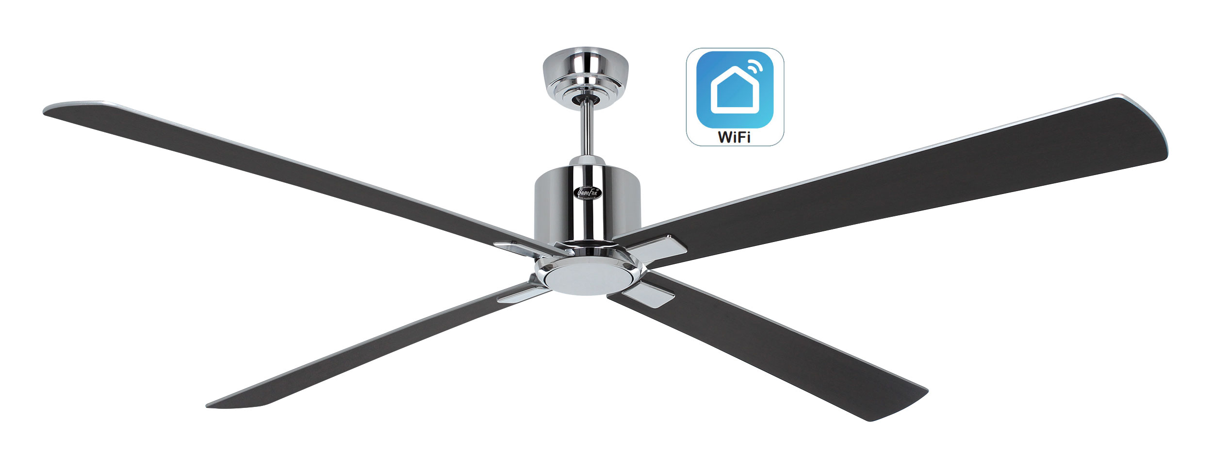 CasaFan Deckenventilator Eco Neo III 180 CH-WN/SI WiFi