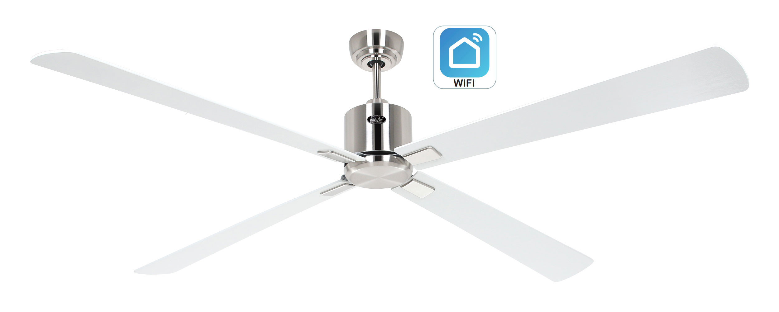 CasaFan Deckenventilator Eco Neo III 180 BN-WE/LG WiFi