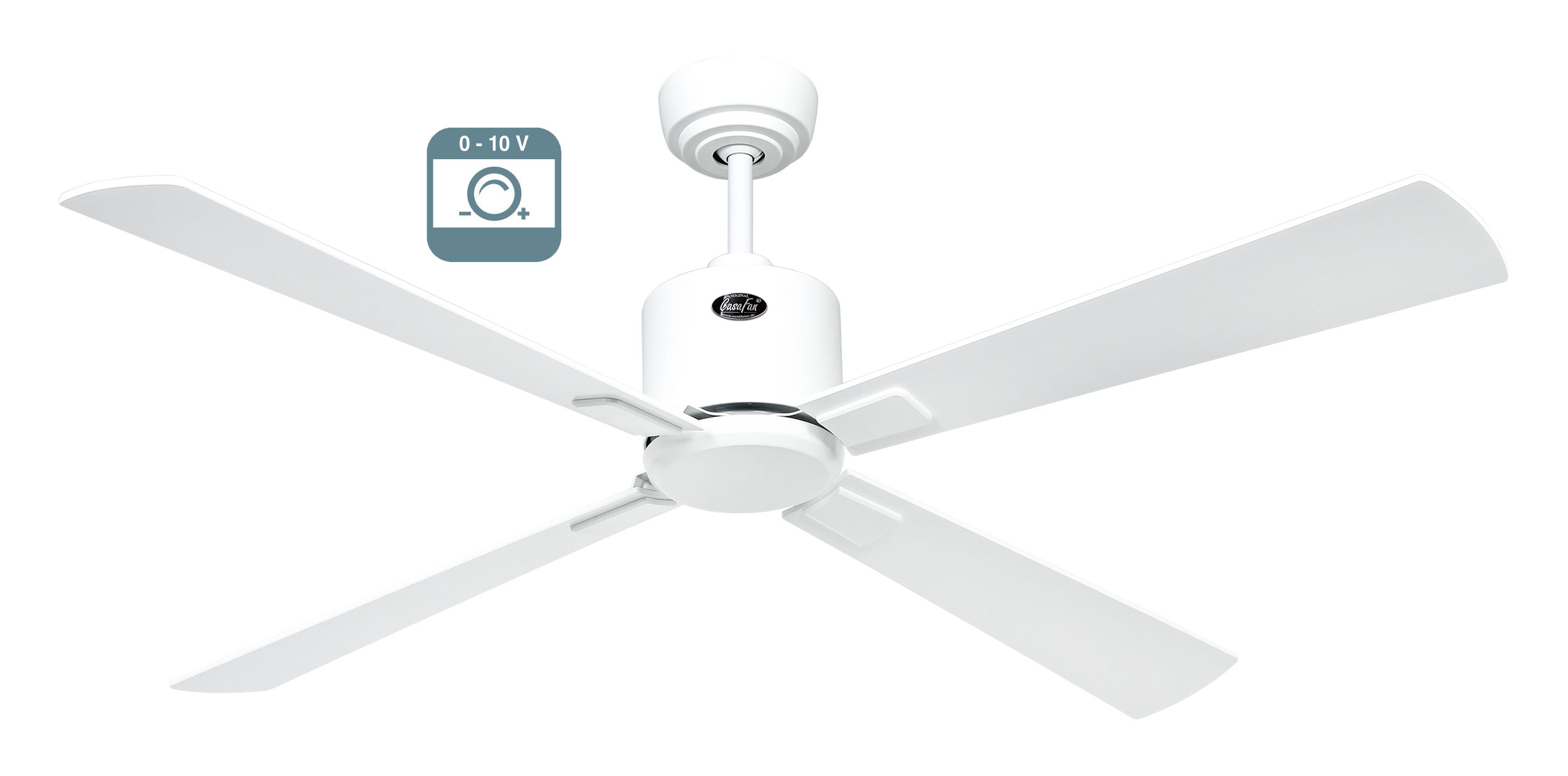 CasaFan Deckenventilator Eco Neo III 132 WE-WE/LG 0 - 10 V