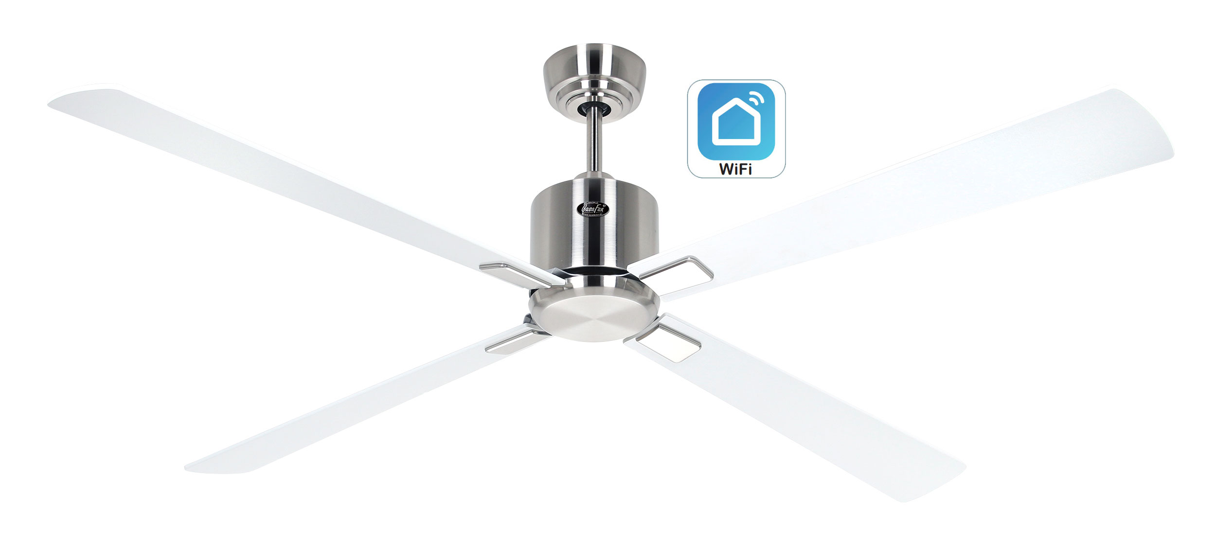 CasaFan Deckenventilator Eco Neo III 152 BN-WE/LG WiFi