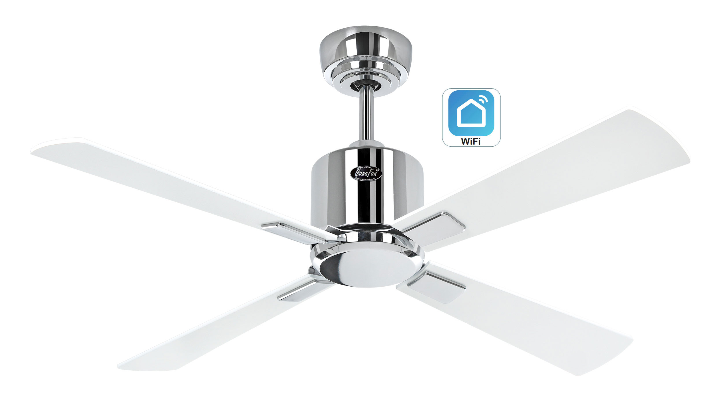 CasaFan Deckenventilator Eco Neo III 103 CH-WE/LG WiFi