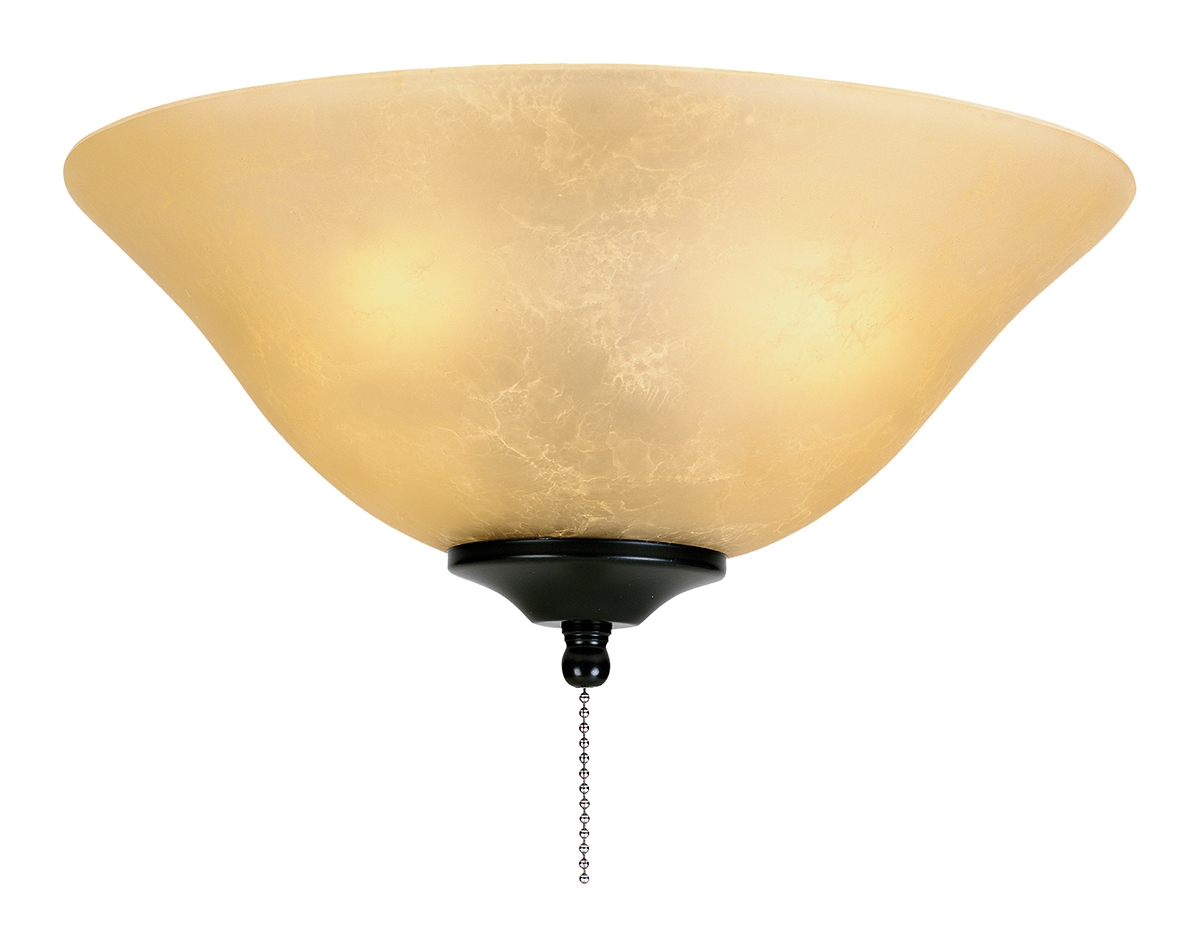 Leuchtenglas Schale Amber